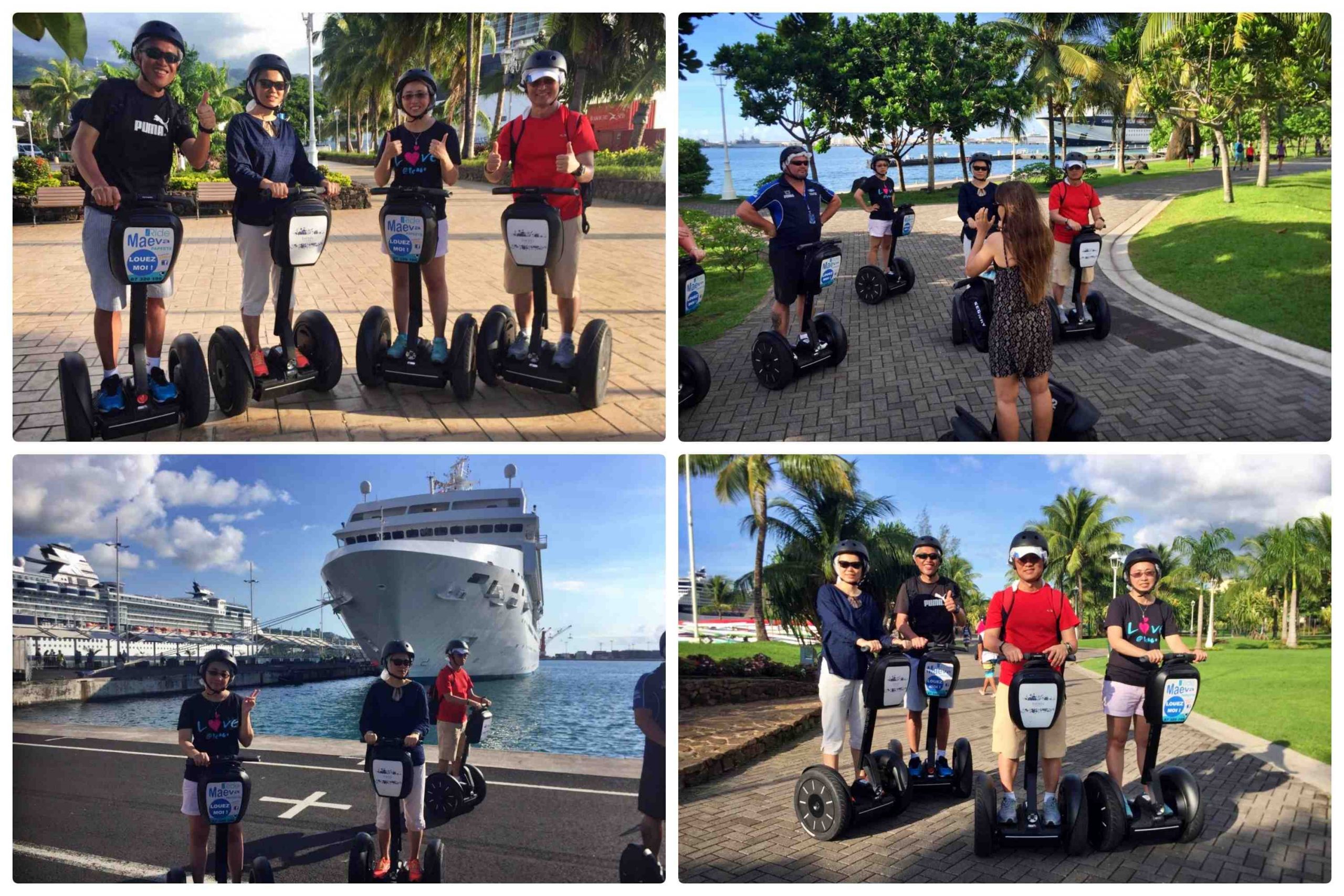 搭郵輪環遊世界二 - 巴比提賽格威體驗(Segway)